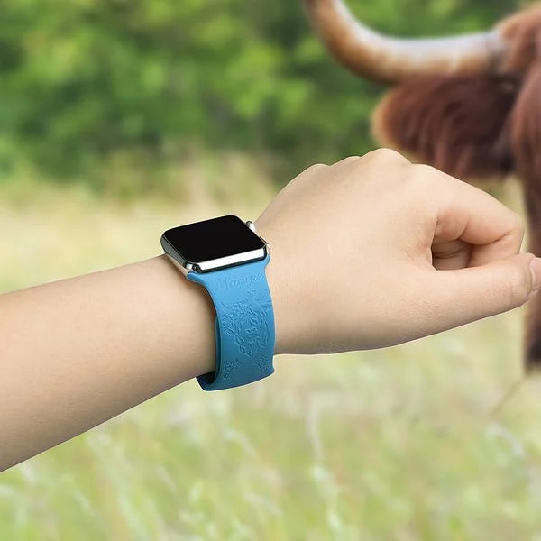 حزام ساعة سيليكون مصمم-Designer Silicone Watch Strap