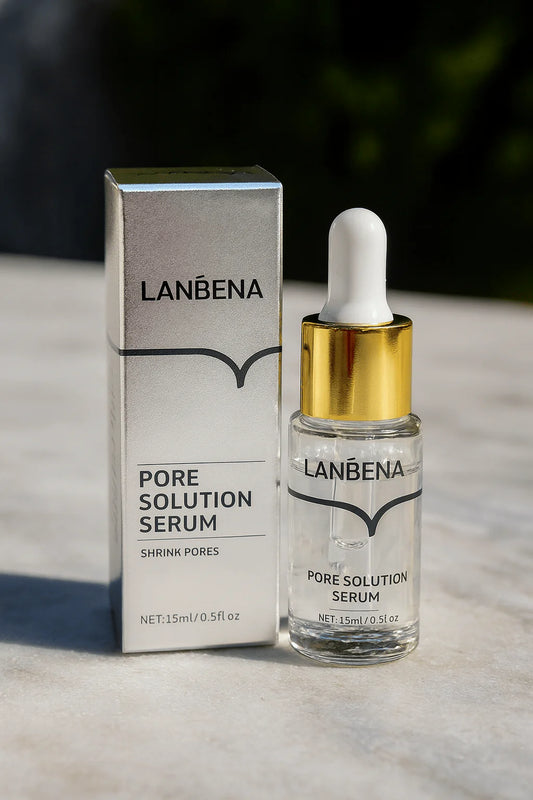 LANBENA Pore Skin Care Serum Essence for Shrinking Pores + Relieving Dryness + Oil Control Firming + Moisturizing